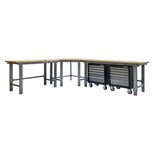 Werkbank hoekopstelling - Hoek werkbank 310 cm x 260 cm, Doe-het-zelf en Bouw, Werkbanken, Ophalen of Verzenden