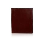 Gucci - Vintage Burgundy Leather 5 Ring 1976 - Agenda cover