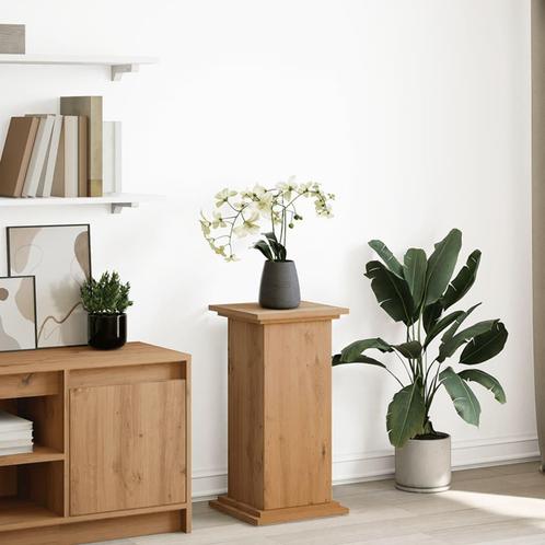 vidaXL Sokkel met opbergruimte 31x30x60 cm hout artisanaal, Tuin en Terras, Bloembakken en Plantenbakken, Nieuw, Verzenden