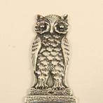 Zilveren briefopener + boekenlegger - Model uil - HANDWERK -