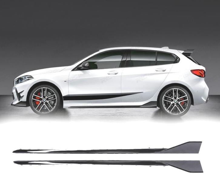 Bas de Caisse Pour Bmw F40 19- Look 135I Noir Mate, Auto-onderdelen, Carrosserie, Verzenden