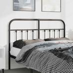vidaXL Hoofdbord metaal zwart 150 cm, Huis en Inrichting, Slaapkamer | Bedden, Verzenden, Nieuw