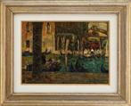 Erma Zago Bovolone (1880-1942) - Gondole a Venezia, Antiek en Kunst