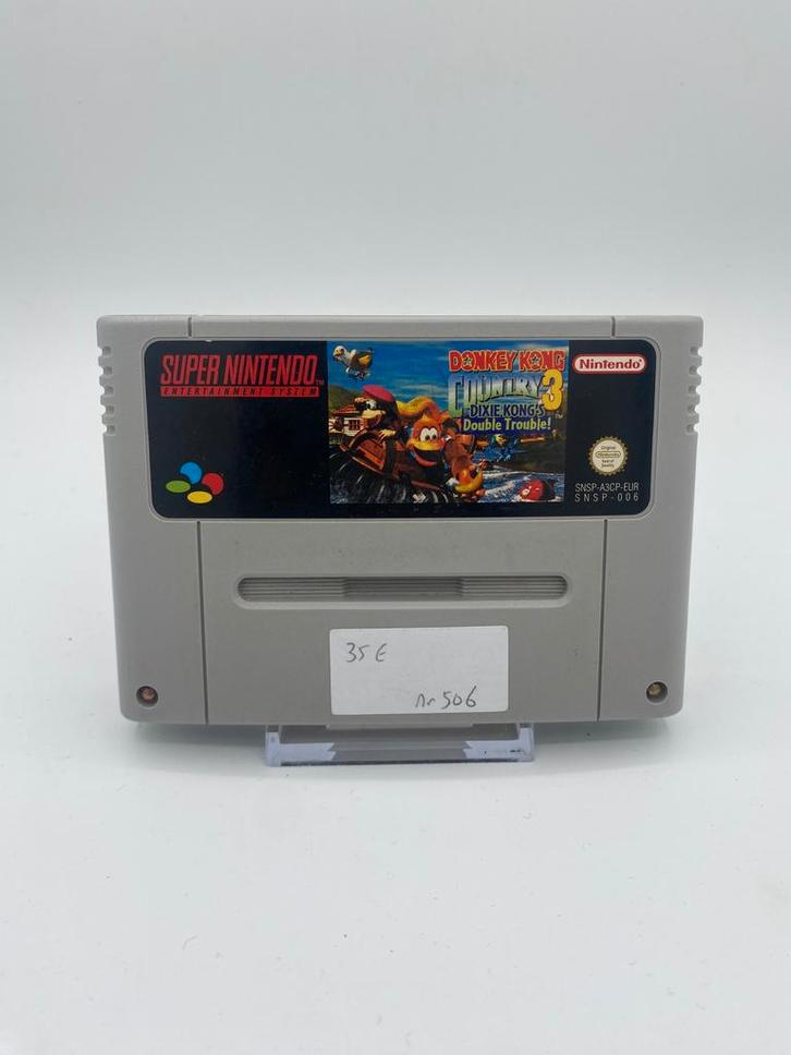 *USED* Donkey Kong Country 3 Dixie Kongs Double trouble!..., Games en Spelcomputers, Games | Nintendo Super NES, Gebruikt, Ophalen of Verzenden