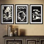 Æ (XX-XXI) - 2 x mixed media artworks - Lego Space - Signed,