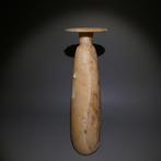 Oud-Egyptisch Albast Big Alabastron. 27,5 cm hoog., Verzamelen