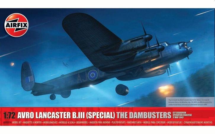Airfix A09007A Avro Lancaster B.III (SPECIAL) THE, Hobby en Vrije tijd, Modelbouw | Vliegtuigen en Helikopters, Nieuw, Overige merken