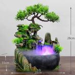 Sier Waterval Feng Shui met LED Mist - LED Fontein Decor, Huis en Inrichting, Nieuw, Verzenden