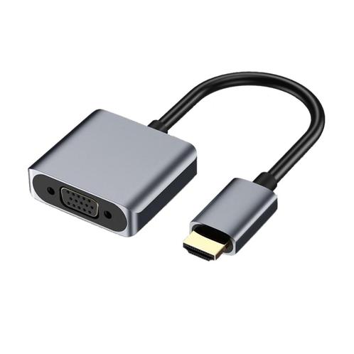 Video Converter - HDMI naar VGA + Audio 3.5mm jack - HVC02 -, Audio, Tv en Foto, Audiokabels en Televisiekabels, Nieuw