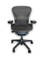 Herman Miller Aeron PostureFit Bureaustoelen (Maat B), Ergonomisch, Bureaustoel, Zo goed als nieuw, Zwart