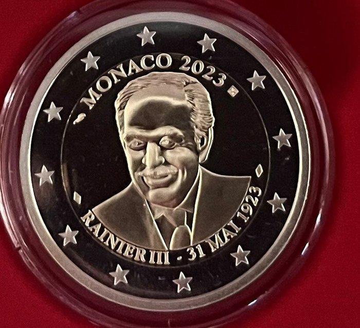 Monaco. 2 Euro 2023 Rainier III Proof, Postzegels en Munten, Munten | Europa | Euromunten