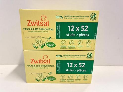 Veiling - Zwitsal Babydoekjes Nature & Care 24 pakjes x 52 d, Kinderen en Baby's, Badjes en Verzorging, Nieuw