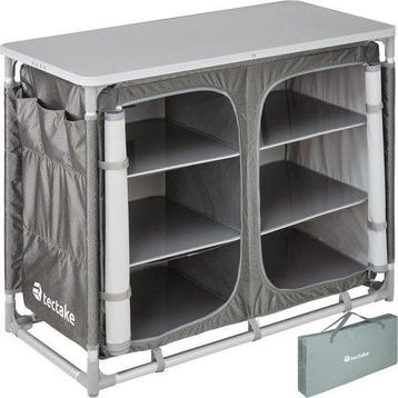 Tweedekans | tectake® - Campingkast 97x47,5x78cm - beschikbaar voor biedingen