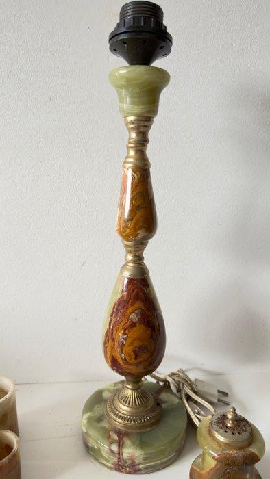 Asbak (8) - Onyx - Lamp, zout- en pepermolens, Antiek en Kunst, Curiosa en Brocante