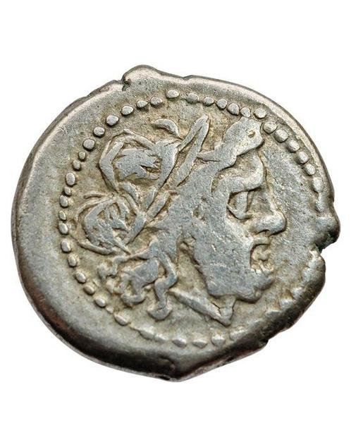 Romeinse Republiek. Victoriatus Crescent series, Rome, 207, Postzegels en Munten, Munten | Europa | Niet-Euromunten