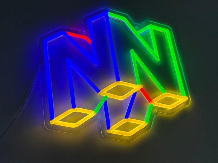 GEEN RESERVE * Grote Nintendo Neon-LED verlichte reclamesign, Antiek en Kunst, Antiek | Wandborden en Tegels