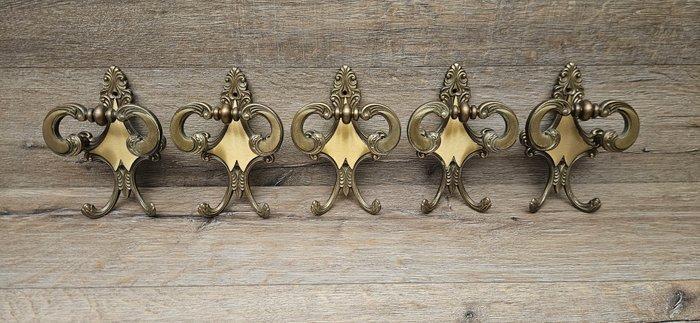 Brev Kapstok / Hoedhaken - Set kapstokhaken (5) - Gegoten, Antiek en Kunst, Curiosa en Brocante