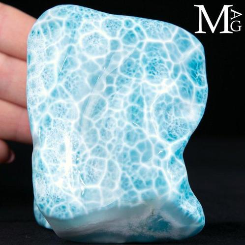Merveille céleste : spécimens de larimar Larimar Extra –, Verzamelen, Mineralen en Fossielen