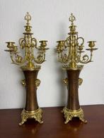 Chandelier (2) - Bronze patiné, Brons