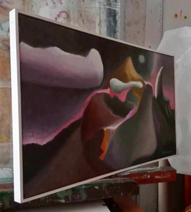 Adolfo De Turris (1952) - La montagna doro, Antiek en Kunst, Kunst | Schilderijen | Modern