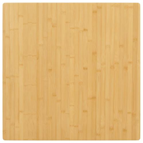 vidaXL Tafelblad 90x90x2,5 cm bamboe, Huis en Inrichting, Tafelonderdelen, Nieuw, Verzenden