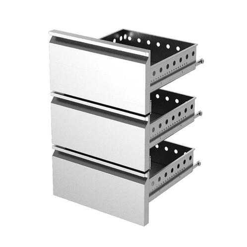 Ladenset | BarLine | RVS | 3 Laden | 560x550x805(h)mm, Zakelijke goederen, Horeca | Keukenapparatuur, Nieuw in verpakking, Verzenden