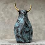 sculptuur, Abstract bull - 2 kg - 14 cm - Brons