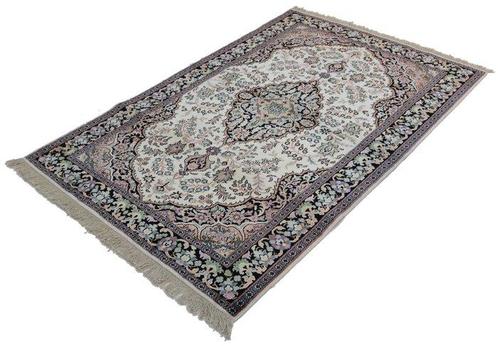 Originele Kasjmierzijde tapijt - Vloerkleed - 194 cm - 124, Huis en Inrichting, Stoffering | Tapijten en Vloerkleden
