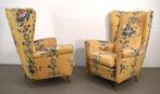 ISA Bergamo - Fauteuil (2) - Hout, Textiel, Messing, Antiek en Kunst