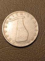 Italië. 5 Lire 1956 Delfino (Zonder Minimumprijs)
