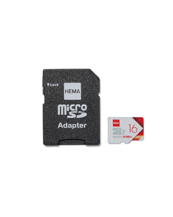 HEMA Micro SD Geheugenkaart 16GB, Doe-het-zelf en Bouw, Elektriciteit en Kabels, Ophalen of Verzenden