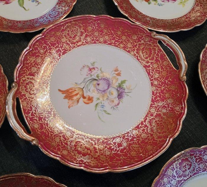 Richard Ginori - Dessertservies (7) - Forma Bavaria -, Antiquités & Art, Antiquités | Meubles | Tables