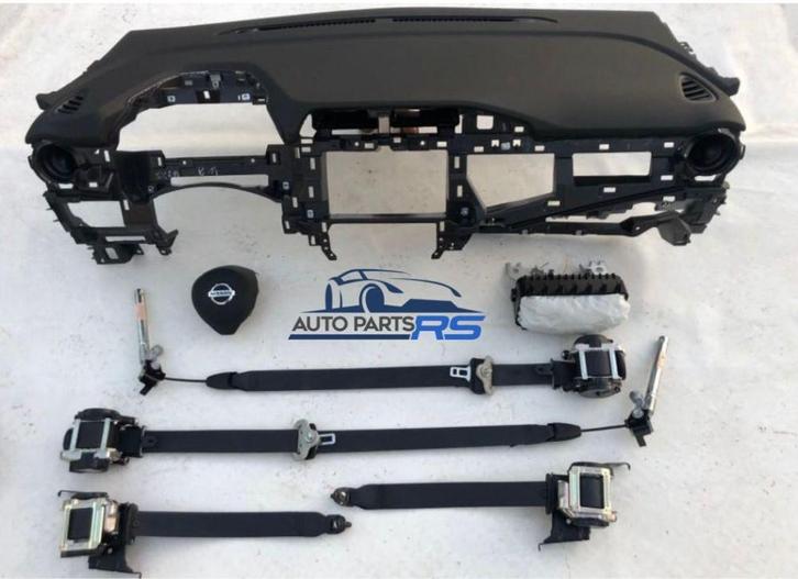 Dashboard + Airbags + Veiligheidsgordels Nissan K14, Auto-onderdelen, Dashboard en Schakelaars, Nieuw, Nissan, Verzenden