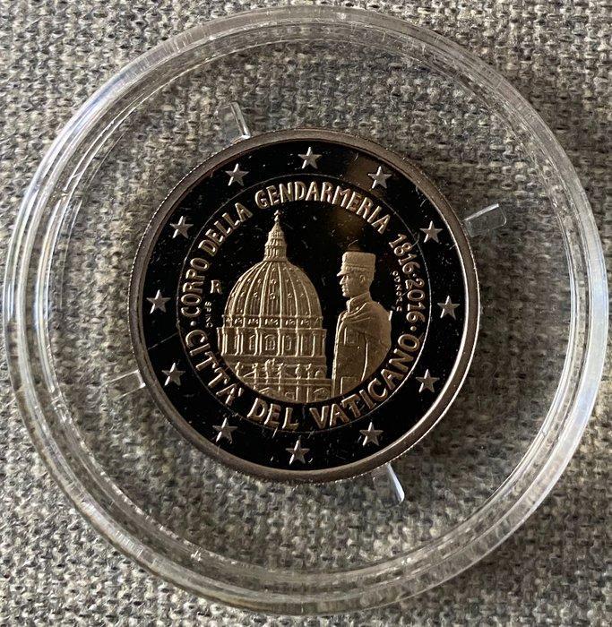 Vaticaan. 2 Euro 2016 Gendarmeria Proof (Zonder, Postzegels en Munten, Munten | Europa | Euromunten