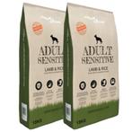 vidaXL Premium hondenvoer droog Adult Sensitive Lamb & Rice