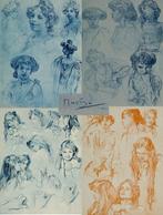 Alfons Mucha - Lithographies - Documents décoratifs no 17,, Antiquités & Art