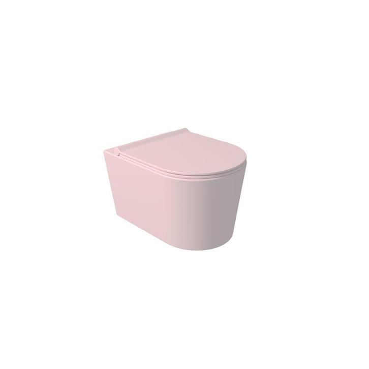 Wandcloset Civita 50x35x36.5cm Keramiek Rimless Mat Roze, Doe-het-zelf en Bouw, Sanitair, Overige typen, Nieuw, Ophalen of Verzenden
