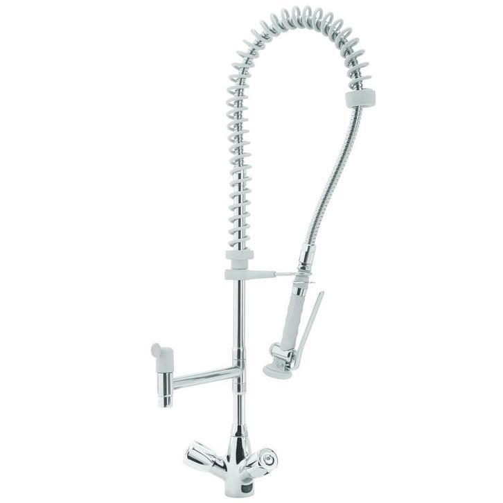 Sproeier | RVS | Kraan + Mengkraangroep Heavy Duty |, Zakelijke goederen, Horeca | Keukenapparatuur, Nieuw in verpakking, Verzenden