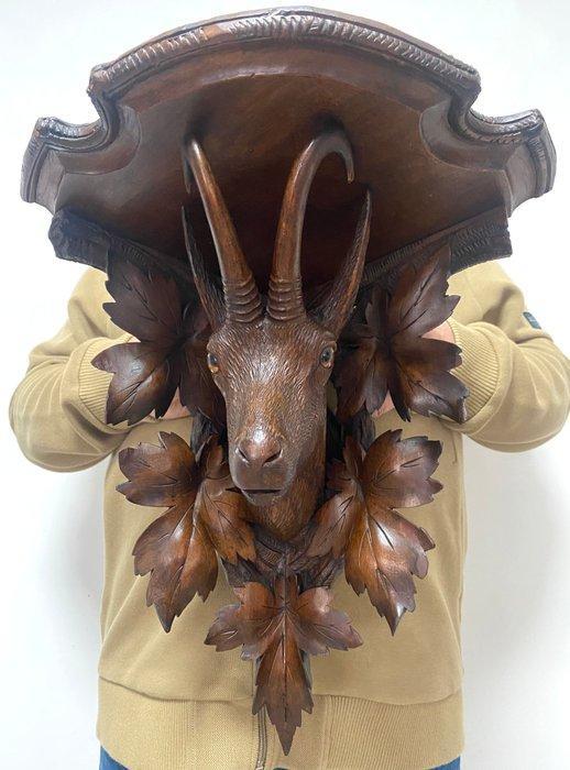 Support pour étagère murale - Bois sculpté à la main - début, Antiek en Kunst, Antiek | Meubels | Stoelen en Sofa's