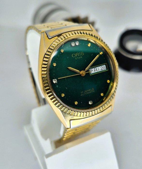 Oris - Zonder Minimumprijs - Star Automatic Vintage Green, Handtassen en Accessoires, Horloges | Heren