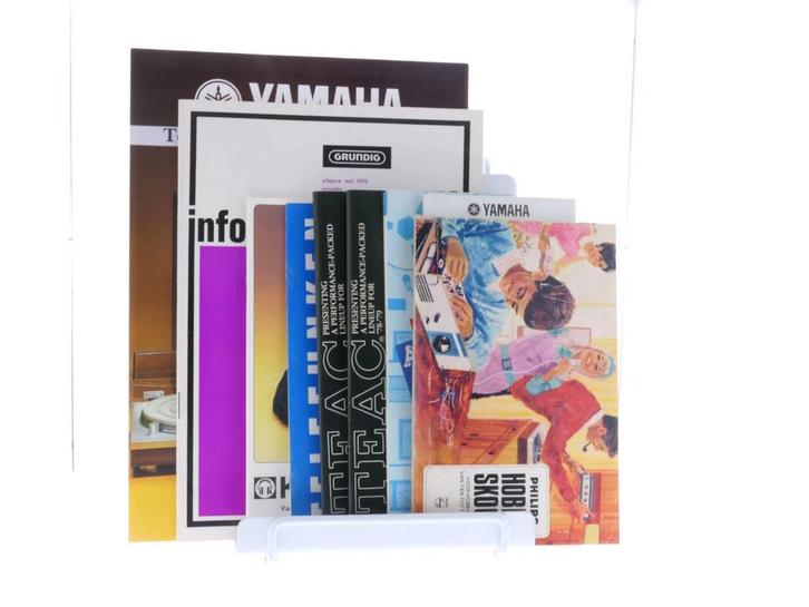 Brochures en Catalogi geluidsapparatuur uit de jaren 70 #..., Boeken, Vervoer en Transport, Zo goed als nieuw, Ophalen of Verzenden