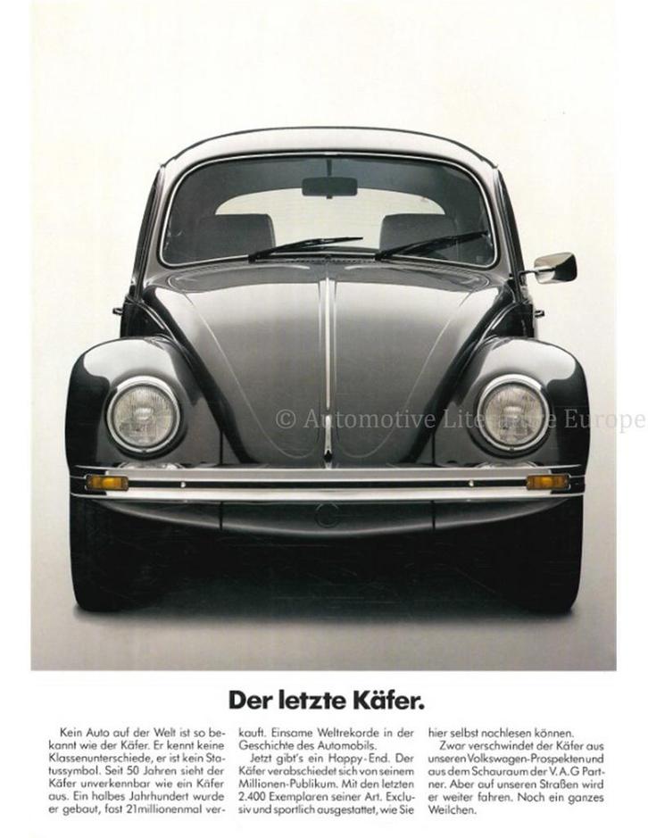 1985 VOLKSWAGEN KEVER BROCHURE DUITS, Boeken, Auto's | Folders en Tijdschriften