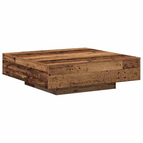 vidaXL Salontafel Oud hout 100 x 100 x 31 cm Bewerkt hout, Huis en Inrichting, Tafels | Salontafels, Nieuw, Verzenden