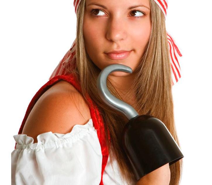 Piraten Haak 20cm, Hobby en Vrije tijd, Feestartikelen, Nieuw, Verzenden