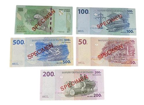 Congo, République Démocratique (Kinshasa). - 50, 100, 200,, Postzegels en Munten, Munten | Nederland