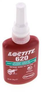 Loctite 620 Groene 50 Ml Voorgelockte Verbinding, Doe-het-zelf en Bouw, Verzenden, Nieuw