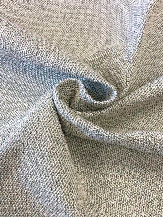 Alto pregio, wit crème doordesemd textiel op een lichtblauwe, Antiek en Kunst, Antiek | Tapijten, Tafelkleden en Textiel