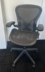 Herman Miller Aeron stoelen, uit voorraad leverbaar!, Ergonomisch, Bureaustoel, Zo goed als nieuw, Zwart