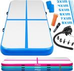 Opblaasbare PVC gym mat 4 x 1m, met elektrische luchtpomp, g, Verzenden, Nieuw
