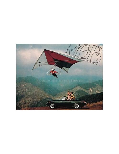 1976 MG MGB BROCHURE ENGELS, Boeken, Auto's | Folders en Tijdschriften